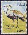 Clements: Red-crested Bustard (Eupodotis ruficrista) SG 460 (1990)